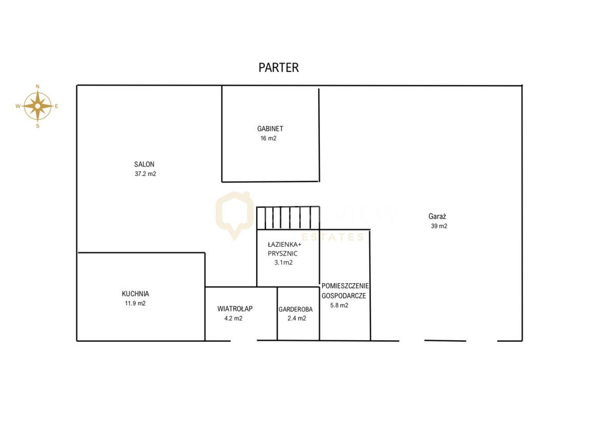dom wolnostojący, 5 pokoi Piaseczno Chyliczki. Zdjęcie 20