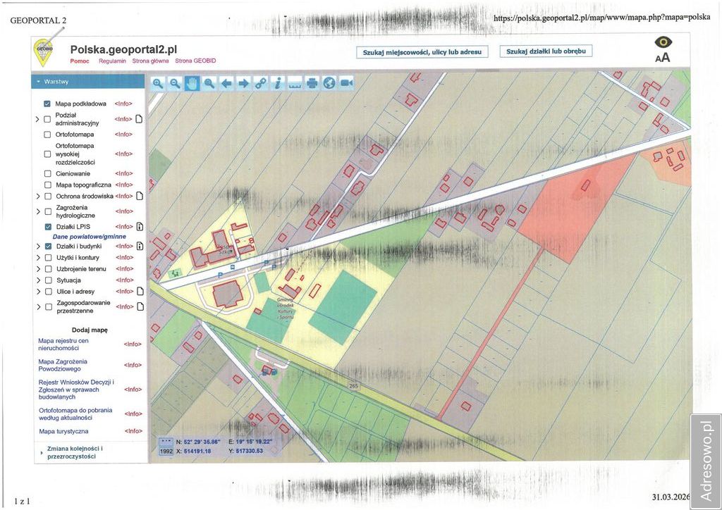 Działka budowlana Baruchowo. Zdjęcie 1