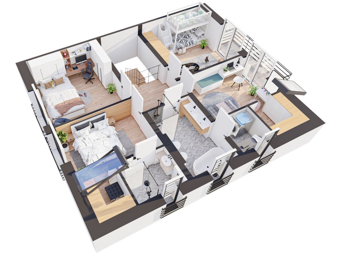 bliźniak, 5 pokoi Jabłów. Zdjęcie 15