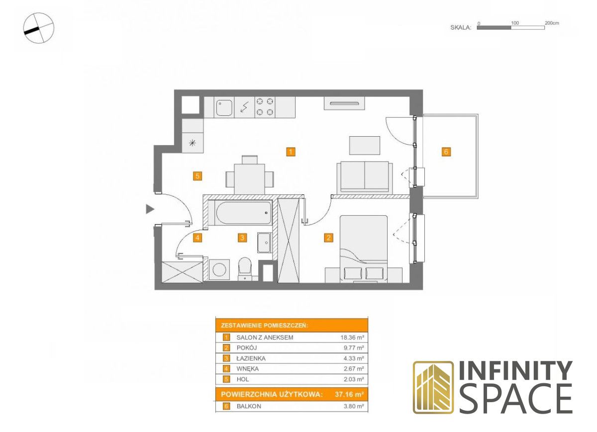 Mieszkanie 2-pokojowe Warszawa Włochy, ul. Aleje Jerozolimskie. Zdjęcie 14