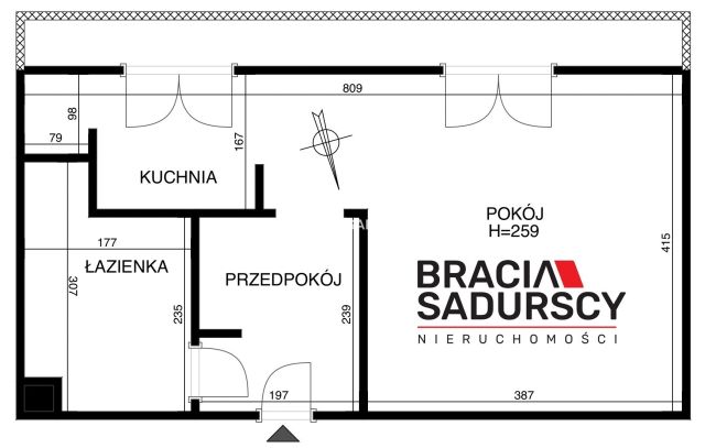 Mieszkanie 1-pokojowe Kraków Dębniki, ul. Obozowa. Zdjęcie 20