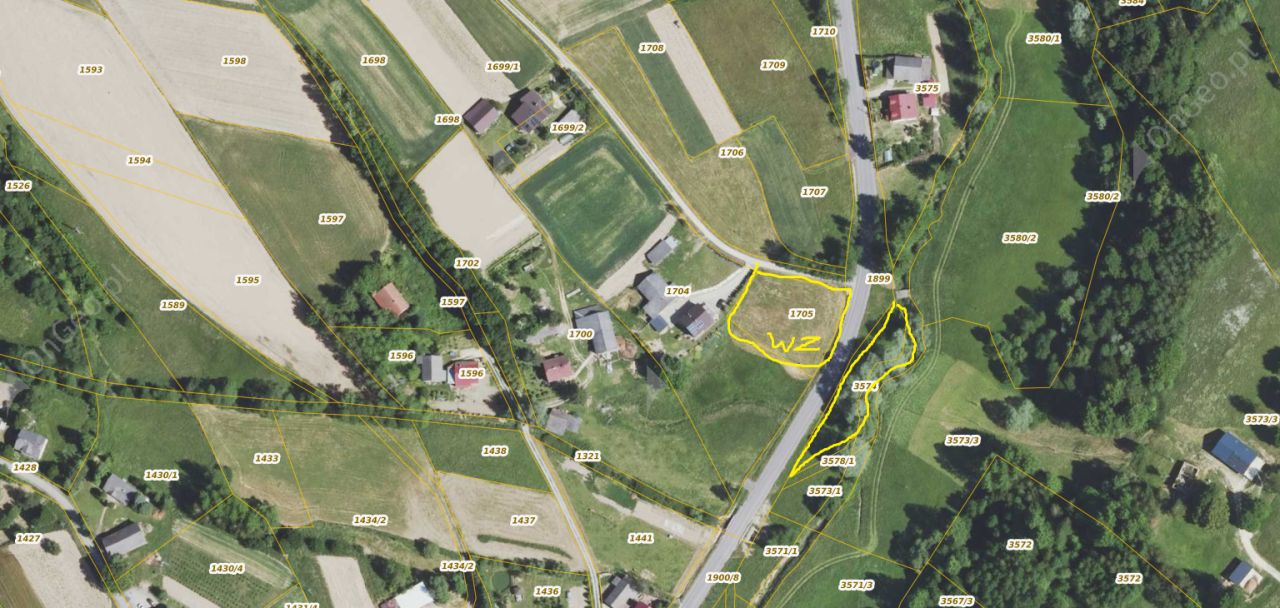 Działka budowlana Brzeziny. Zdjęcie 14