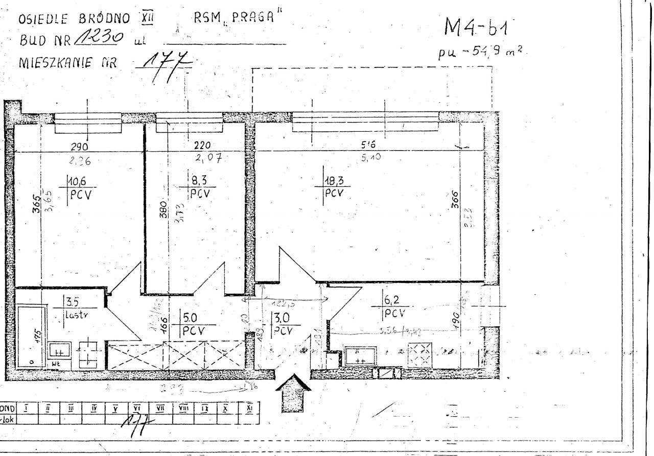 Mieszkanie 3-pokojowe Warszawa Bródno, ul. Wacława Tokarza. Zdjęcie 12