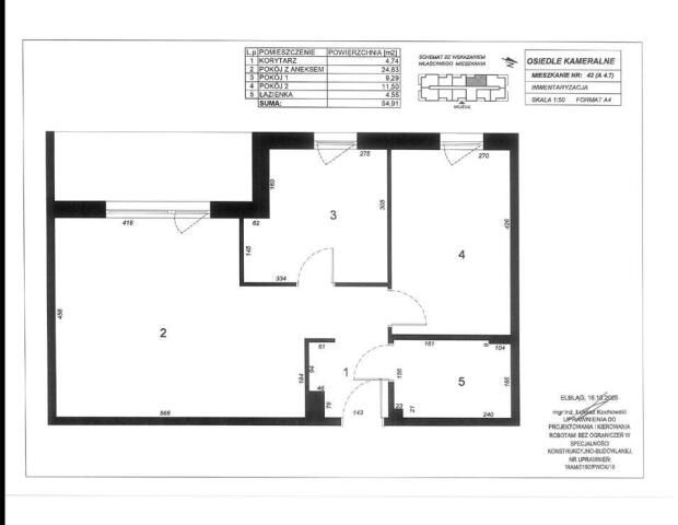 Mieszkanie 3-pokojowe Elbląg, ul. Łęczycka. Zdjęcie 16
