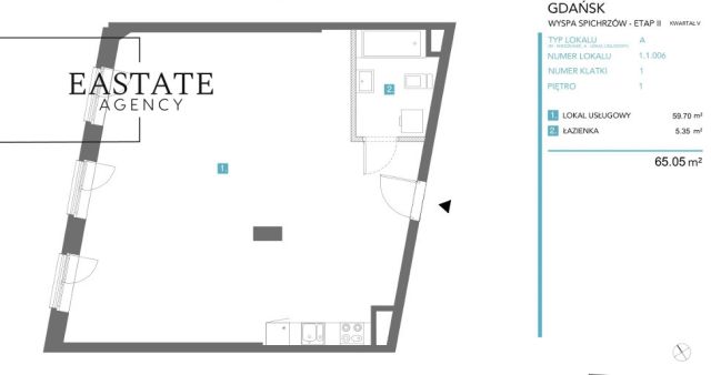 Mieszkanie 1-pokojowe Gdańsk Śródmieście, ul. Chmielna. Zdjęcie 8