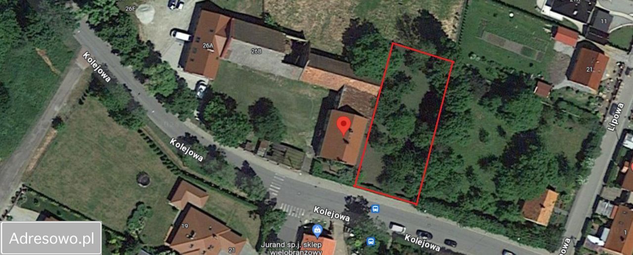 Działka budowlana Środa Śląska Centrum, ul. Kolejowa. Zdjęcie 5