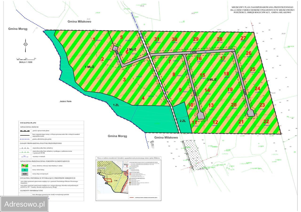 Działka budowlana Pojezierce. Zdjęcie 6