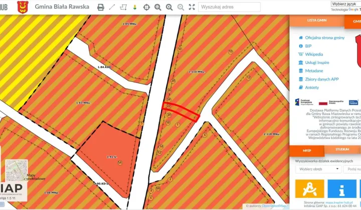 Działka budowlana Biała Rawska, ul. Topolowa