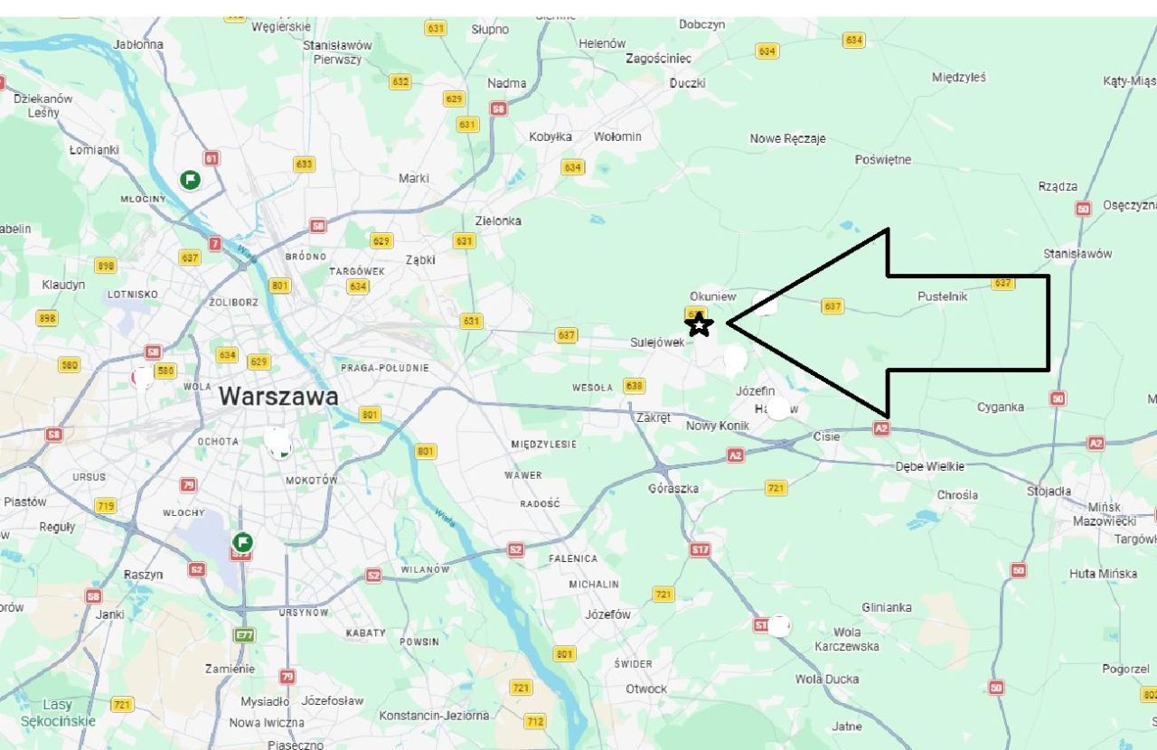 Działka inwestycyjna Okuniew, ul. 1 Maja. Zdjęcie 2