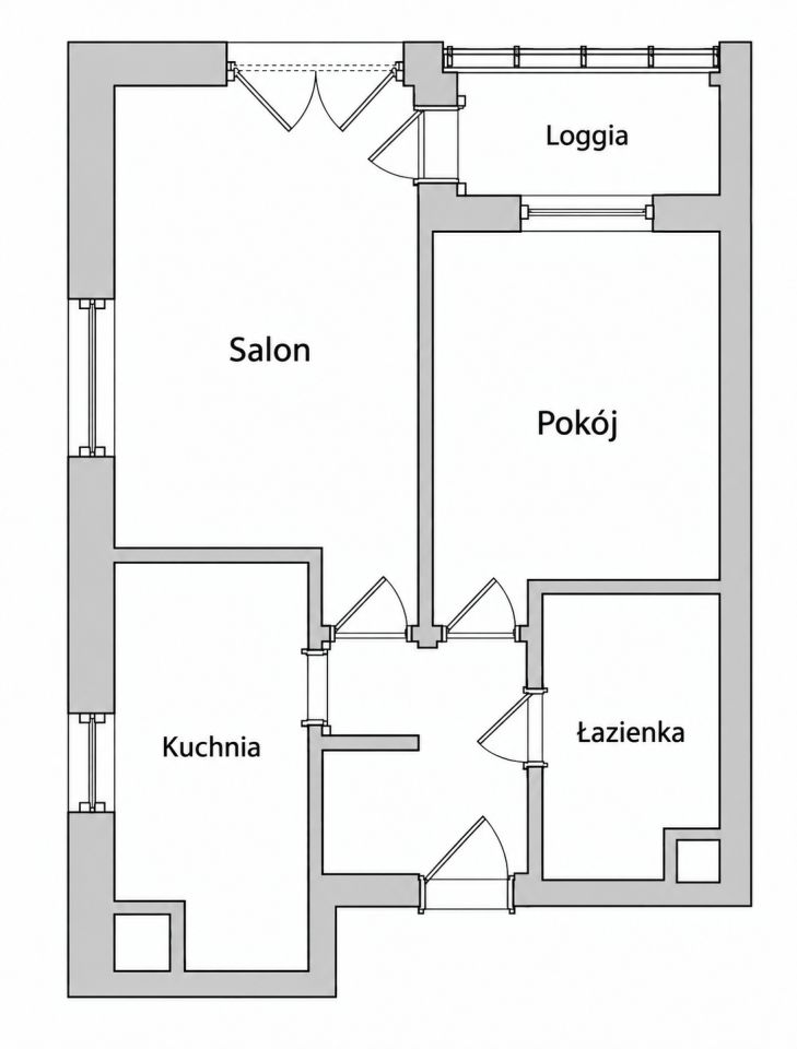 Mieszkanie 2-pokojowe Poznań Nowe Miasto, ul. Wagrowska. Zdjęcie 19