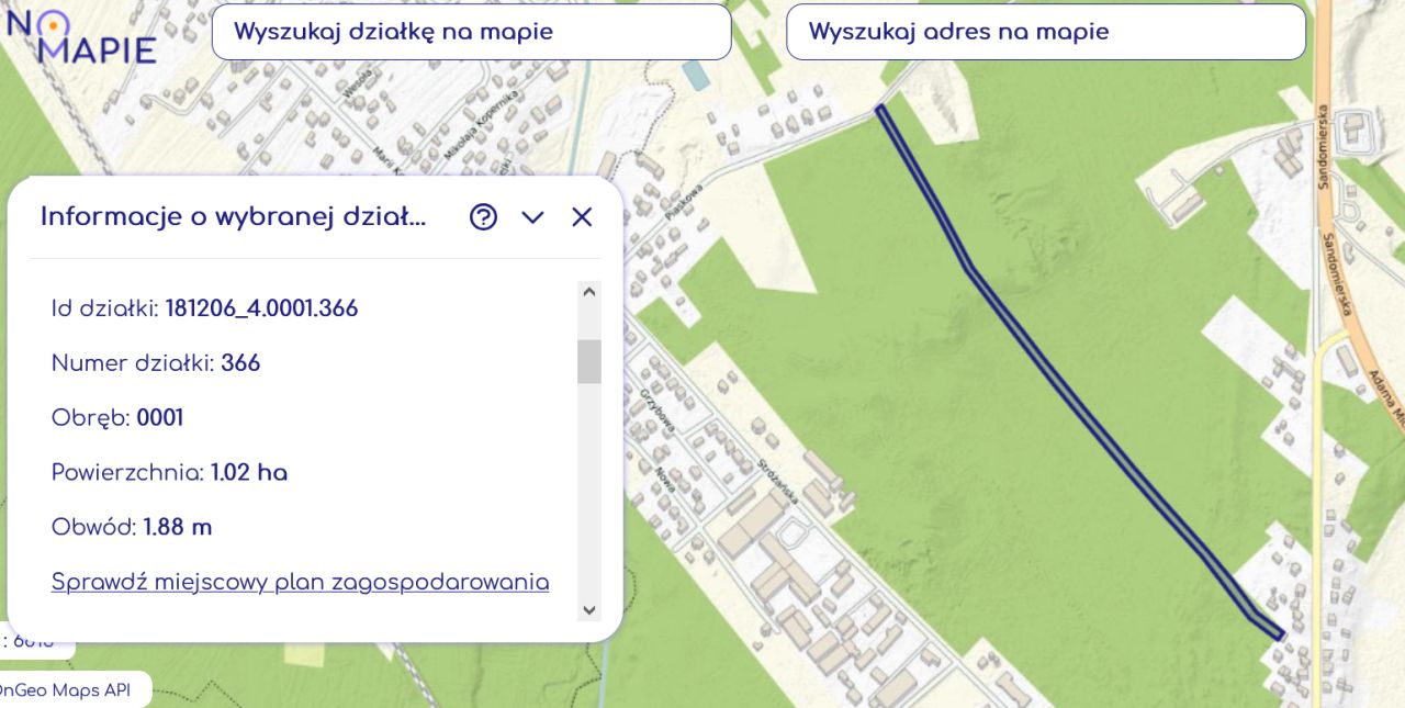 Działka leśna Rudnik nad Sanem, ul. Sandomierska. Zdjęcie 5