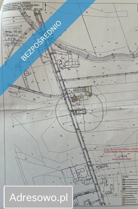 Działka budowlana Brzumin. Zdjęcie 4