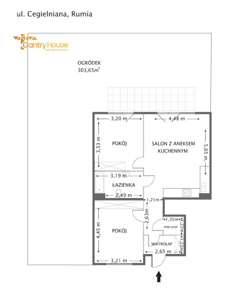 Mieszkanie 3-pokojowe Rumia, ul. Cegielniana. Zdjęcie 19