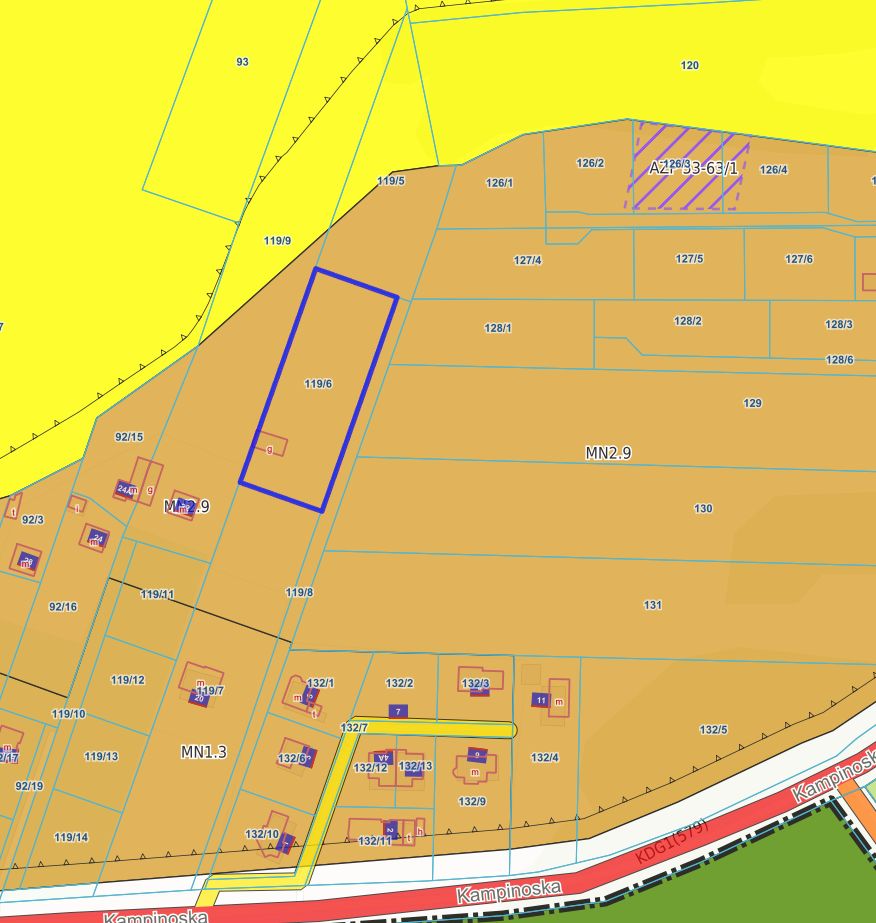 Działka budowlana Kazuń-Bielany, ul. Kampinoska. Zdjęcie 3