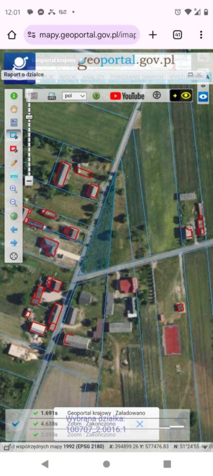 Działka rolno-budowlana Ludwinów