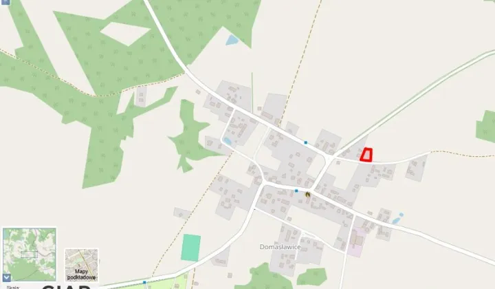 Działka budowlana Domasławice
