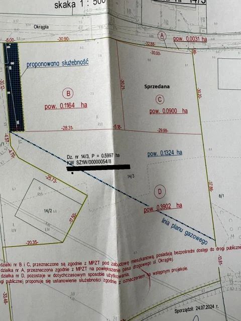 Działka budowlana Wapnica Trzciągowo, ul. Okrągła. Zdjęcie 10