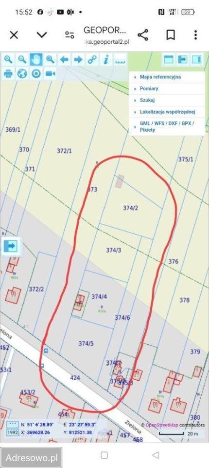 Działka budowlana Pokrówka, ul. Zielona. Zdjęcie 2