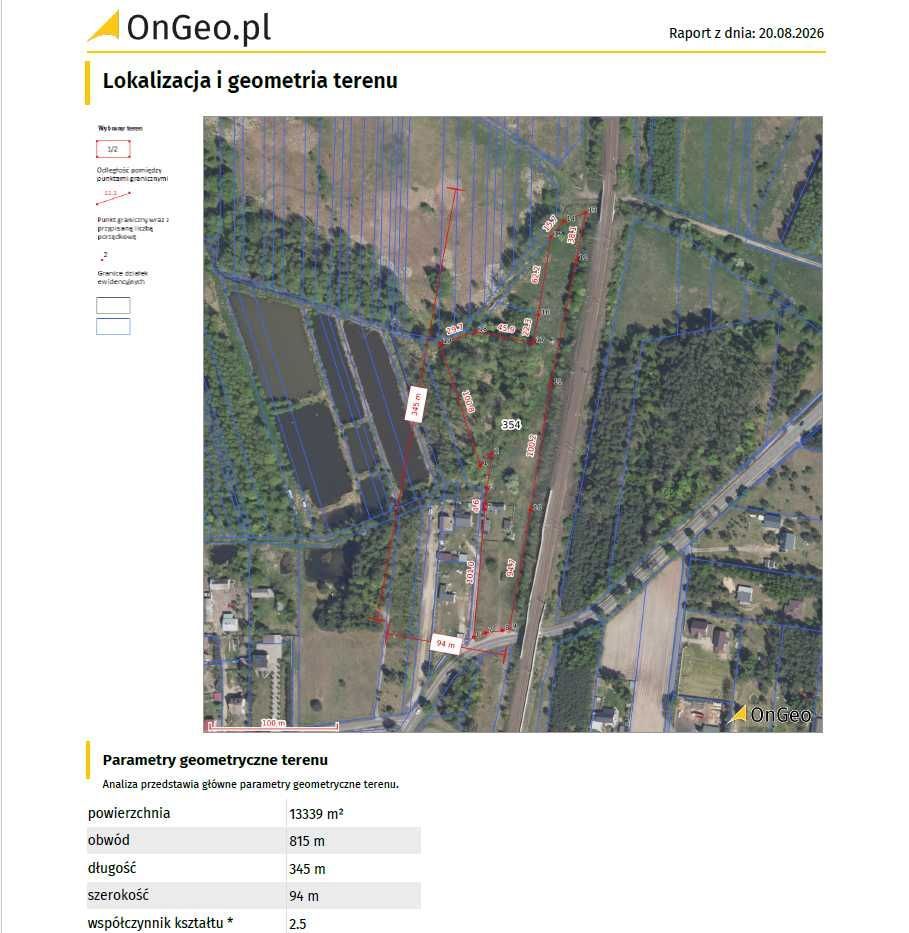 Działka rolno-budowlana Sędziejowice. Zdjęcie 2