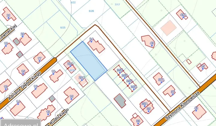 Działka budowlana Częstochowa Północ, ul. Głębockiego