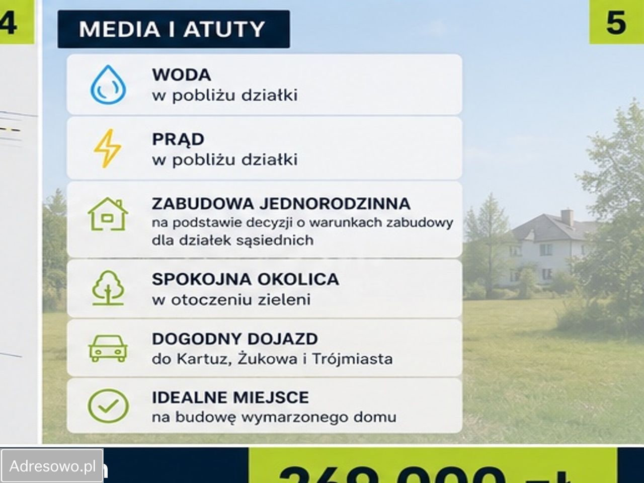 Działka budowlana Kobysewo. Zdjęcie 4
