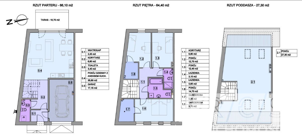dom szeregowy, 5 pokoi Karwiany, ul. Wiosenna. Zdjęcie 10