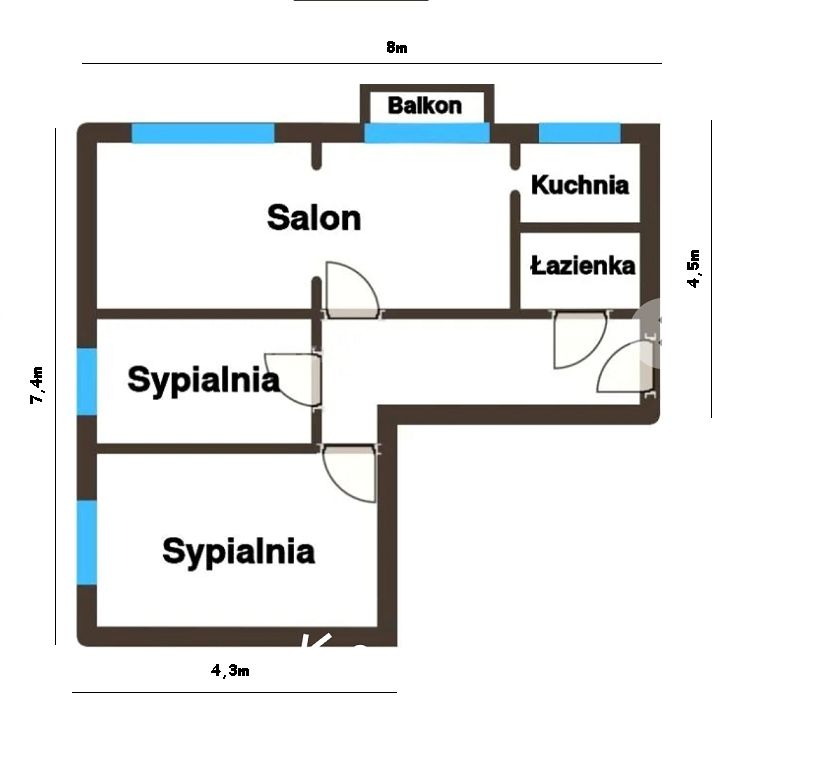 Mieszkanie 3-pokojowe Rybnik Niewiadom Górny, ul. Gustawa Morcinka. Zdjęcie 8