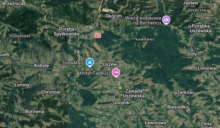 Działka rolna Uszew