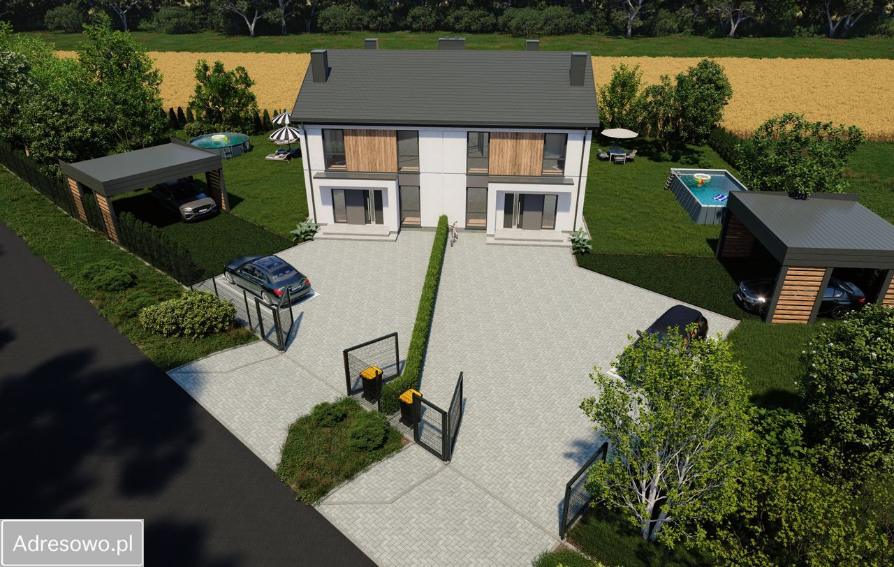 bliźniak, 6 pokoi Łódź Wilanów, ul. Marmurowa. Zdjęcie 4