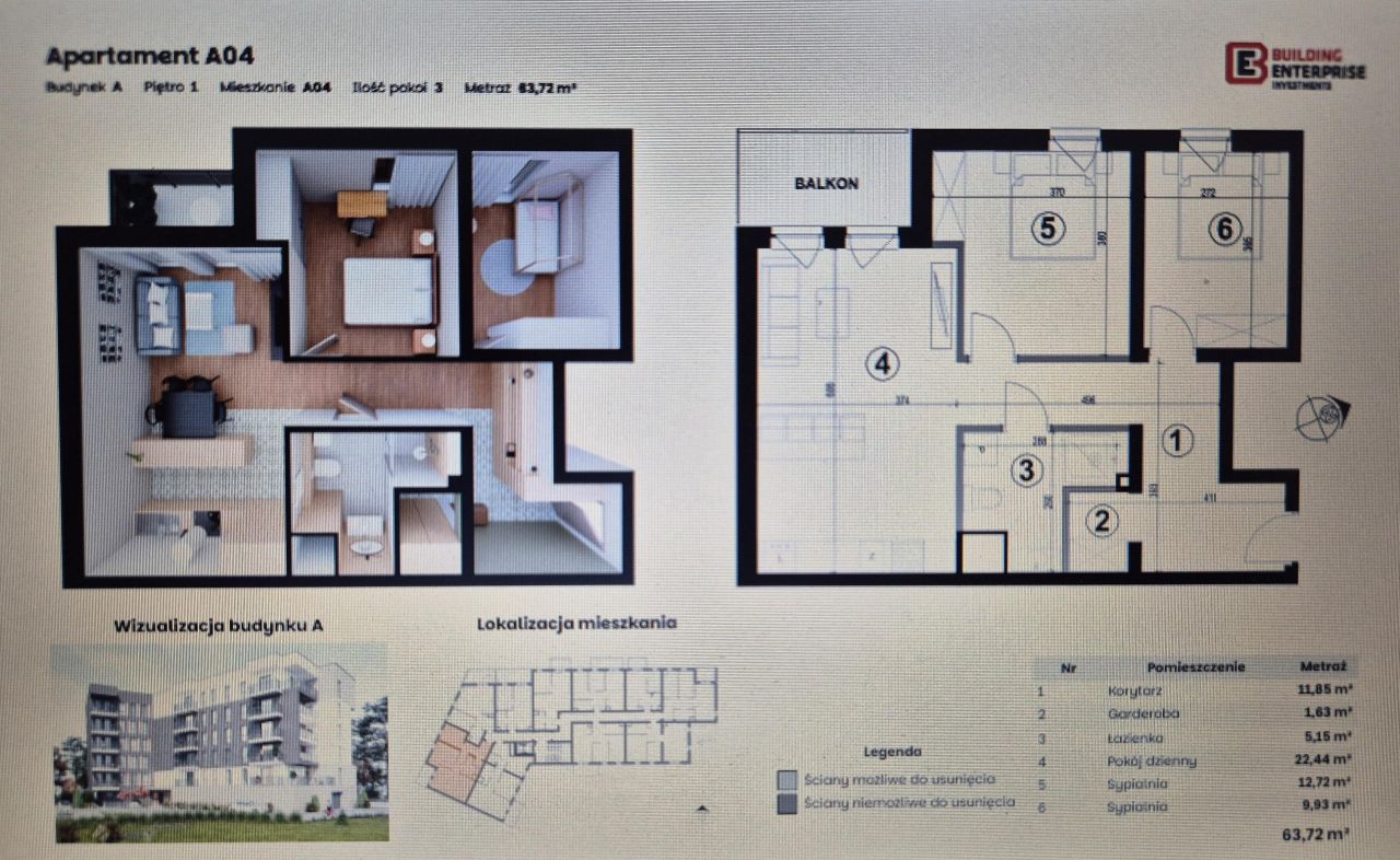 Mieszkanie 3-pokojowe Oświęcim Wysokie Brzegi. Zdjęcie 1