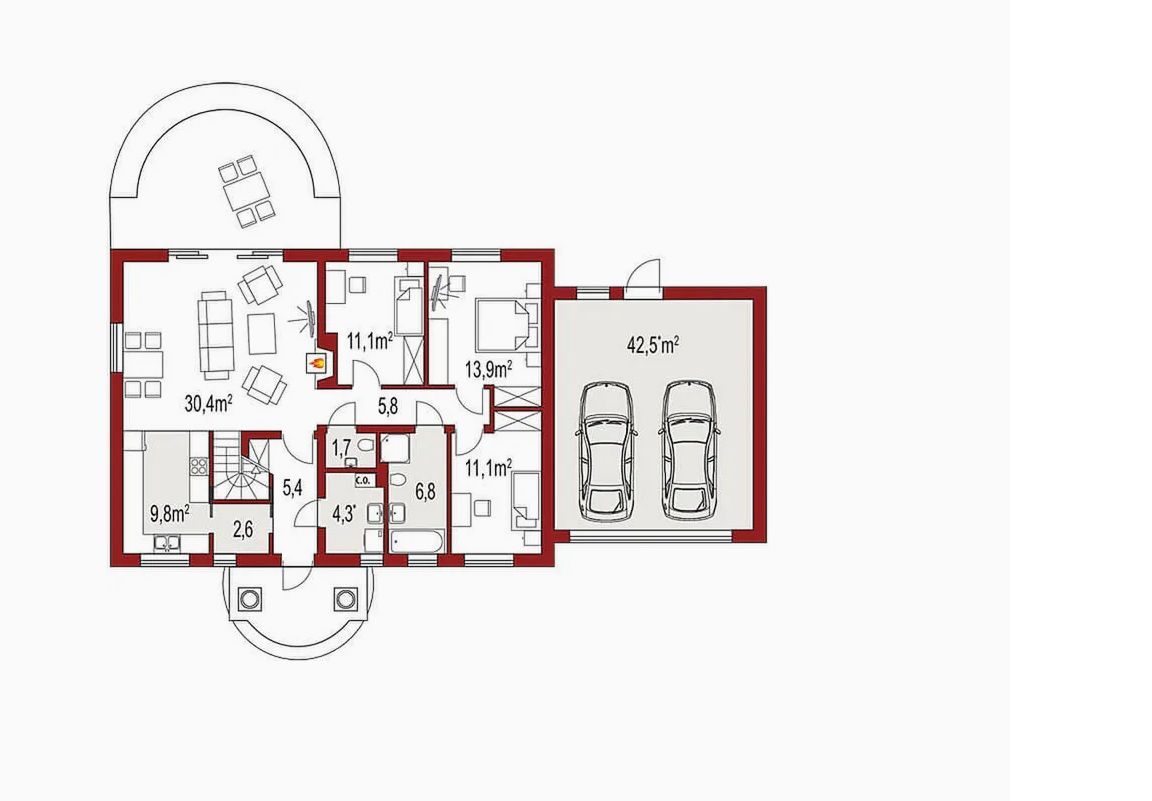 dom wolnostojący, 6 pokoi Gałów, ul. Oliwkowa. Zdjęcie 23