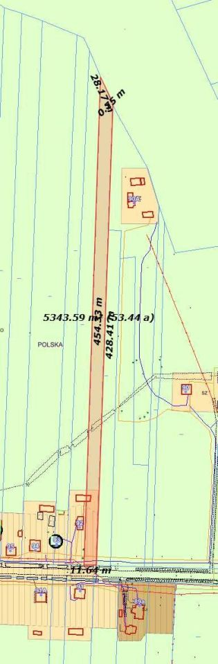 Działka rolno-budowlana Drzewce. Zdjęcie 2