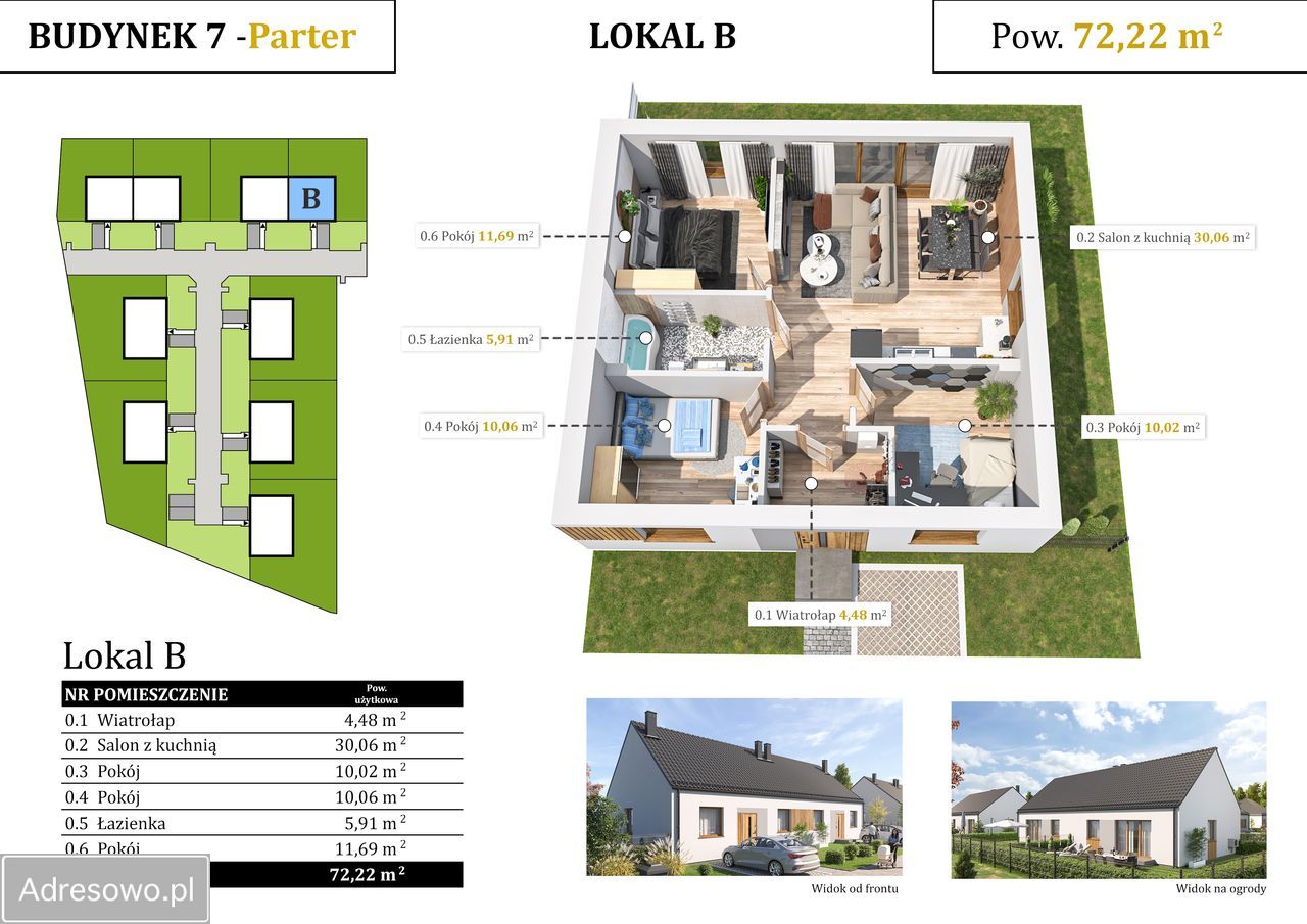 dom wolnostojący, 3 pokoje Dobroszów Oleśnicki. Zdjęcie 5