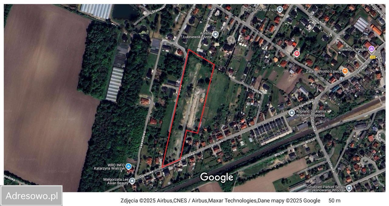 Działka budowlana Smolec, ul. Ogrodowa