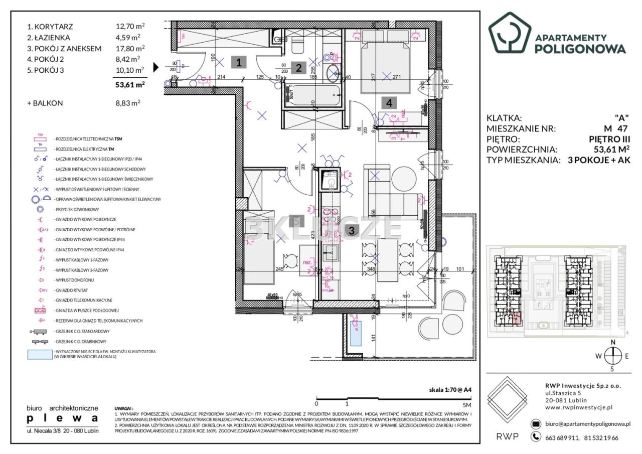 Mieszkanie 3-pokojowe Lublin Sławin. Zdjęcie 2