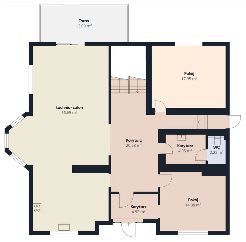 dom wolnostojący, 5 pokoi Chorzele, ul. Zarębska. Zdjęcie 6