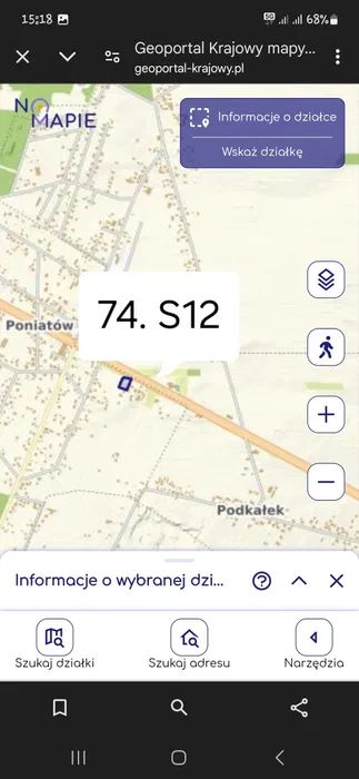 Działka inwestycyjna Poniatów, ul. Piotrkowska. Zdjęcie 3