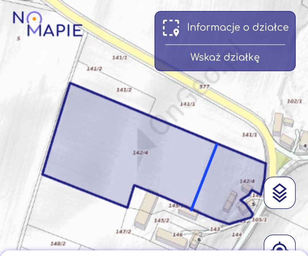 Działka budowlana Paprotki. Zdjęcie 3