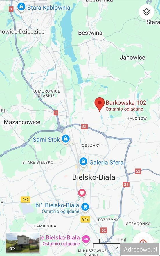 Działka budowlana Bielsko-Biała, ul. Barkowska. Zdjęcie 2
