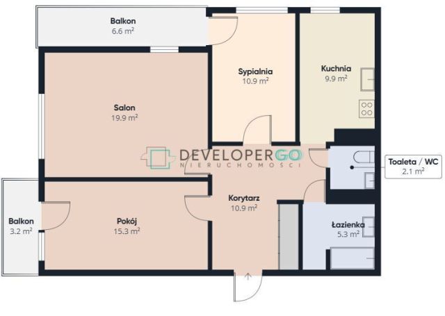 Mieszkanie 3-pokojowe Siedlce, ul. Starowiejska. Zdjęcie 15