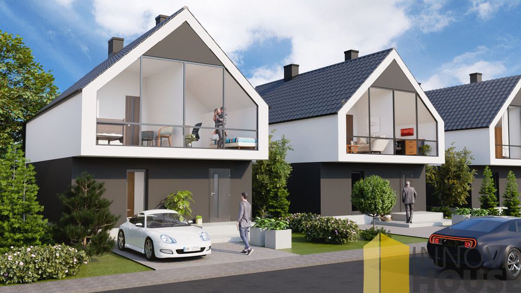 dom wolnostojący, 4 pokoje Łosino, ul. Radosna