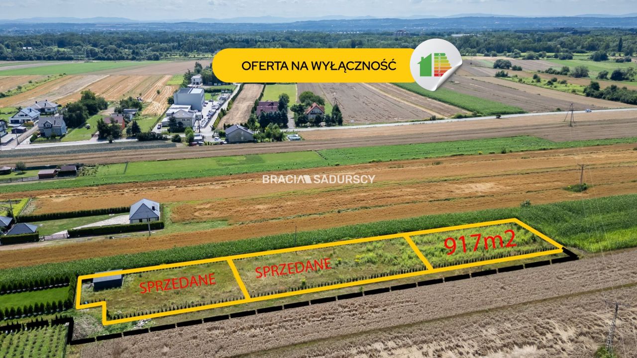 Działka budowlana Kraków Wzgórza Krzesławickie, ul. Za Ogrodem. Zdjęcie 1