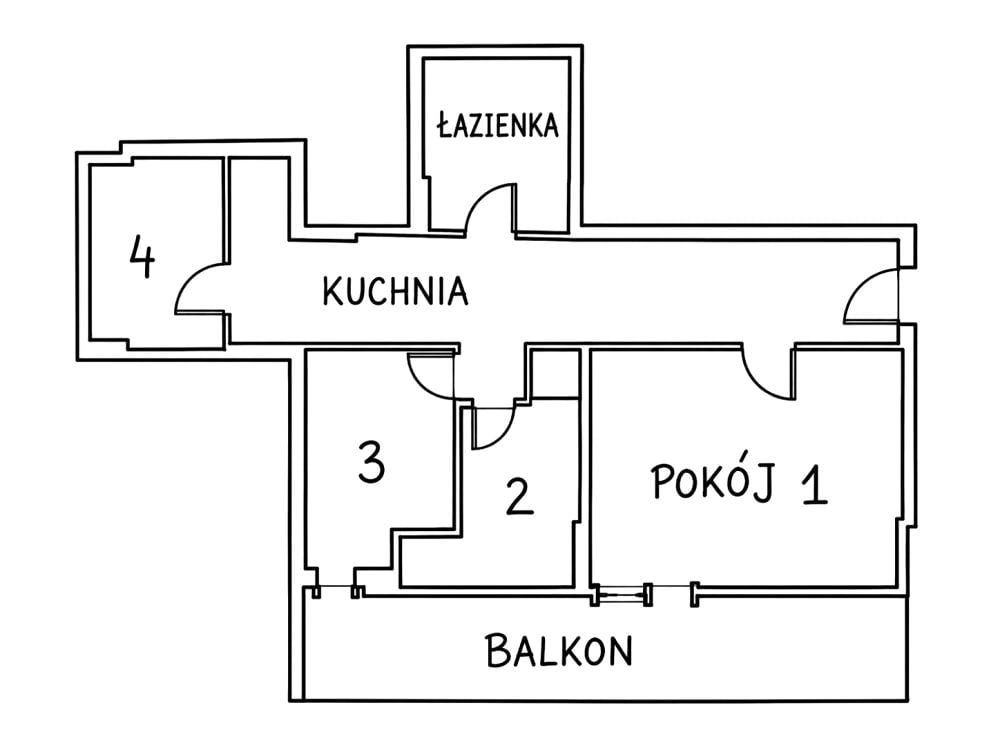 Mieszkanie 4-pokojowe Katowice Zawodzie, ul. 1 Maja. Zdjęcie 9