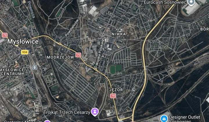 Mieszkanie 3-pokojowe Sosnowiec Niwka, ul. Adama Śliwki