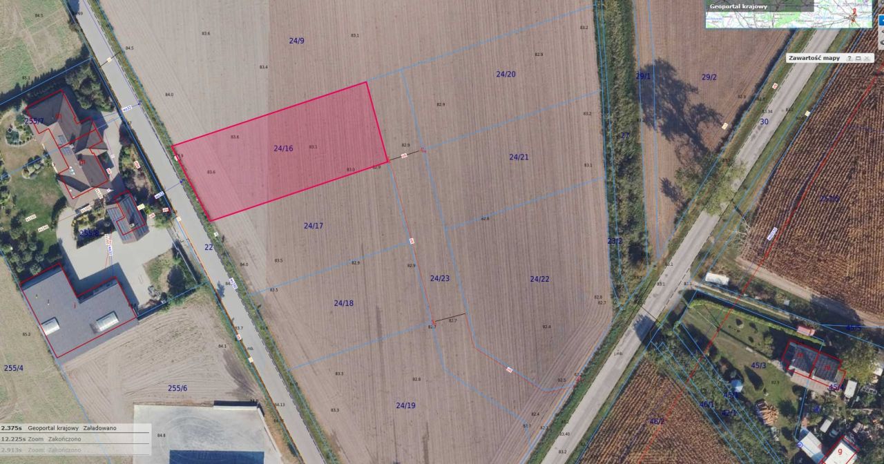 Działka budowlana Kościelec