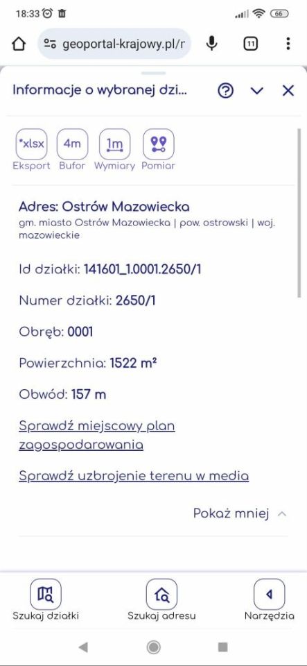 Działka budowlana Ostrów Mazowiecka, ul. Warszawska. Zdjęcie 2