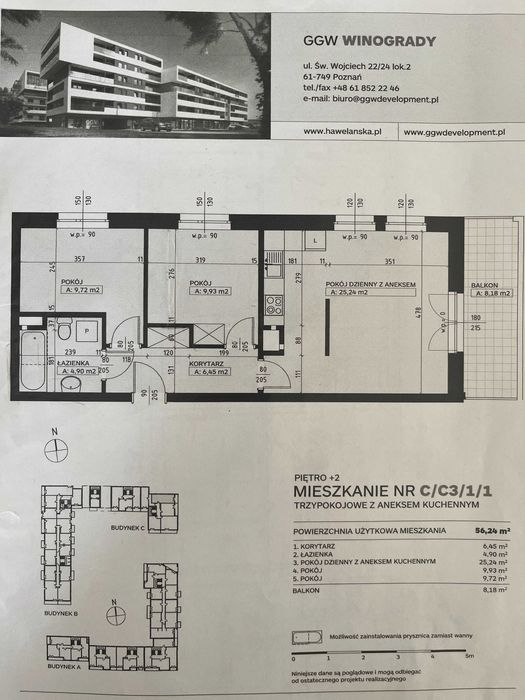 Mieszkanie 3-pokojowe Poznań Stare Miasto, ul. Hawelańska. Zdjęcie 8