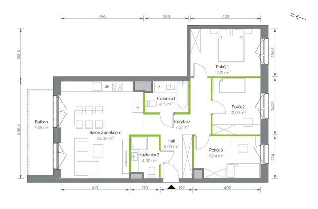 Mieszkanie 4-pokojowe Warszawa Targówek, ul. Oliwska. Zdjęcie 16