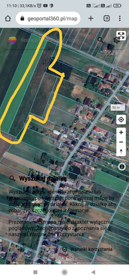 Działka rolno-budowlana Janków. Zdjęcie 2