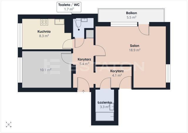 Mieszkanie 3-pokojowe Rzeszów, ul. Sportowa. Zdjęcie 9